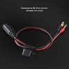 SafeAMP Wire Harness Compatible with NOCO(R) GC002 X-Connect, M6 (1/4in)