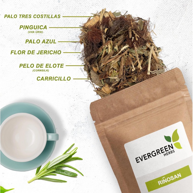 Evergreen Herbs Rinosan Tea Loose Leaf - 8 oz.