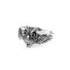WINDALF Delicate women's ring NOCTIA 10 mm vintage owl shoe