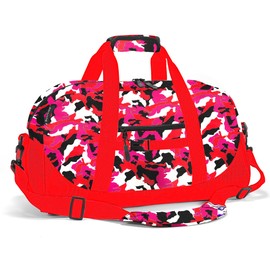 Stumdo Kids Overnighter Duffel Bags for kids, Carry-On Size & Ideal for School Practice or Overnight Travel Weekender Tote for Travel Gym Sport bag for Boys & Girls (11shong)