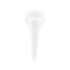 MUXSAM 100pcs White Plastic Golf Balls Tees For Training And