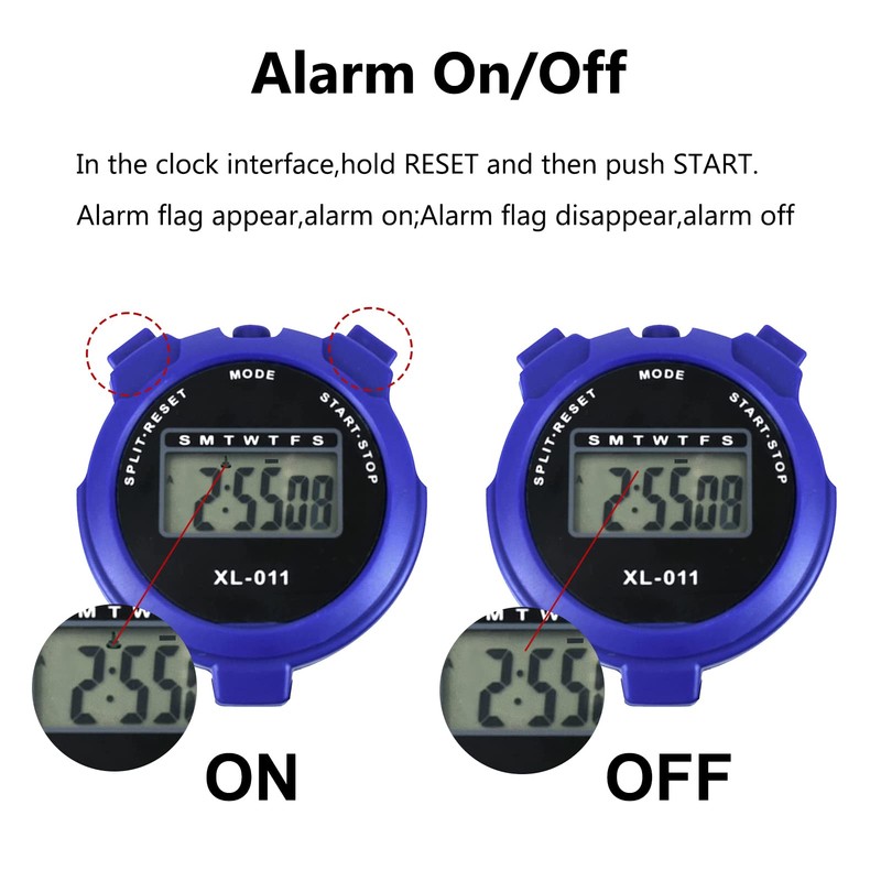Digital Sports Stopwatch Timer Stopwatch Large Display Interval Training Timer