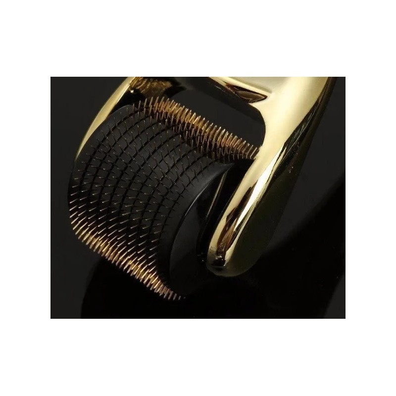 Dermaroller Corporal Facial Arrugas Estrias Manchas Oro Rodillo Micro Agujas