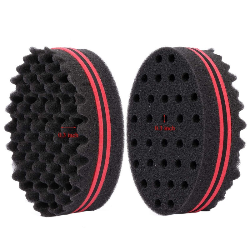 3 Pcs Hair Sponge for Curls and Dreads Afros Sponge