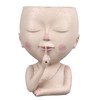 Face Flower Pot Head Planter Pot Cute Resin Succulent Planter