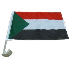MWS 12x18 Sudan Country Single Sided Car Vehicle 12"x18" Flag