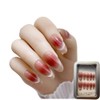 Kokowomite Nails Handmade Nail Tips, Oval Medium, Long, Magnetic Nails,