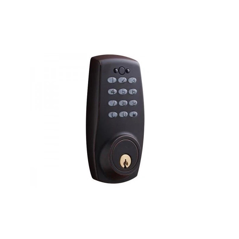 Pamex FKD Electronic Keypad Deadbolt - Dark Bronze
