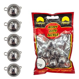 PRO FILSTAR Cheburashka Lead Set 5 x 70 g - Jig Heads Set - Drop Shot Lead for Offset Hooks with Pen - Dropshot Fishing Lead - Lead Balls - Cheburashka Rig Weights Set - Jig Head - Jig Set - Fishing