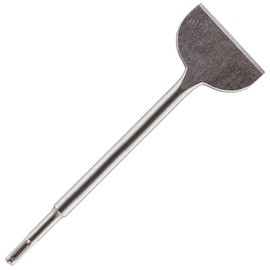Rennie Tools SDS Plus Chisel Bit 75mm Wide x 250mm Long Offset for Use On Bricks, Concrete, Masonry, Mortar, Marble and Hard Stone. for SDS & SDS Plus Drills. SDS Chisel Bit