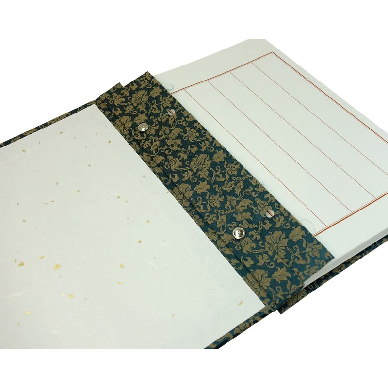 Homenaiku Top Spun Cover (5 Line Ruled), Navy Blue, Free