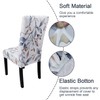 JQinHome Pattern Chair Covers for Dining Room Set of 4,