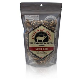 INHALE BBQ - Pit Smoked Spicy BBQ Sunflower Seeds (2 Packs)