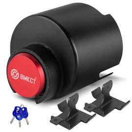 Trailer Lock for 2 & 2 5/16 Inch Couplers, 2 in 1 Special Upgraded Anti-Theft Heavy Duty Steel Trailer Hook Lock, Camper Accessories for RV, Trailer, Boat, Pickup Truck (Red)