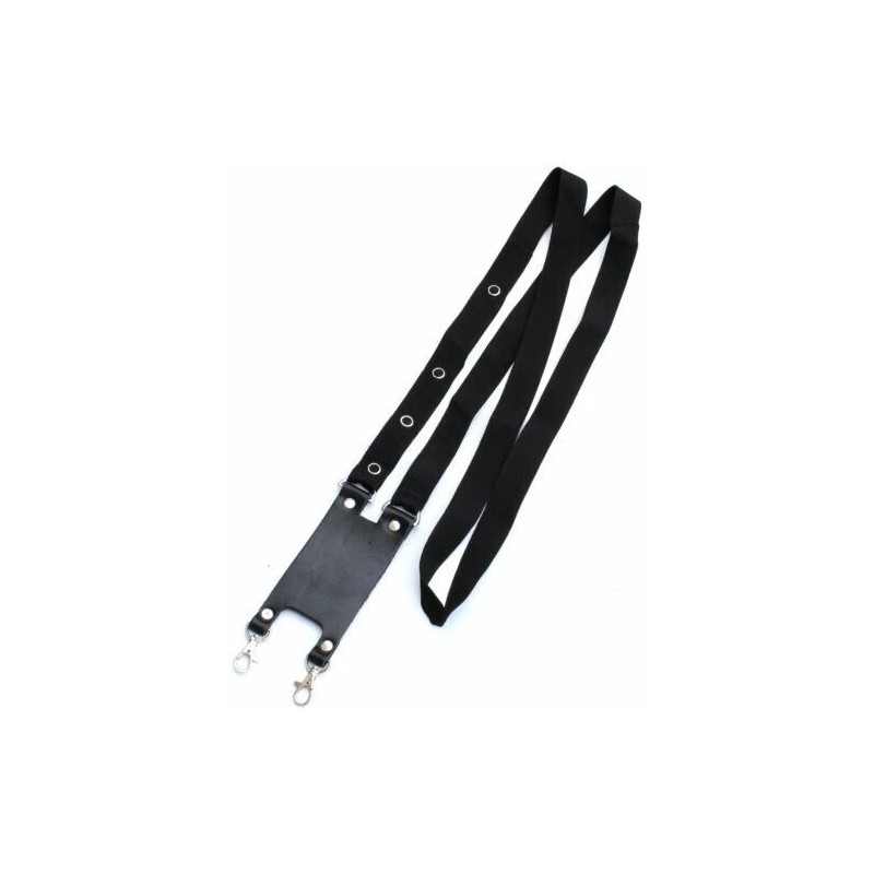 KNIGHT TEMPLAR SWORD SLING BELT HOLDER SCABBARD BLACK