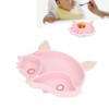 Baby Suction Plate Cute Fox Shape Non Toxic Safe 3