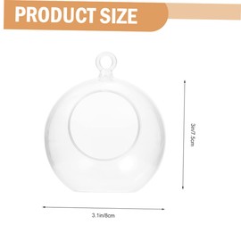 Levemolo 2sets Hanging Christmas Decoration Balls Xmas Party Ornament Fake Bubbles DIY Paintable Plastic Ornaments for Decorations 10pcs*2