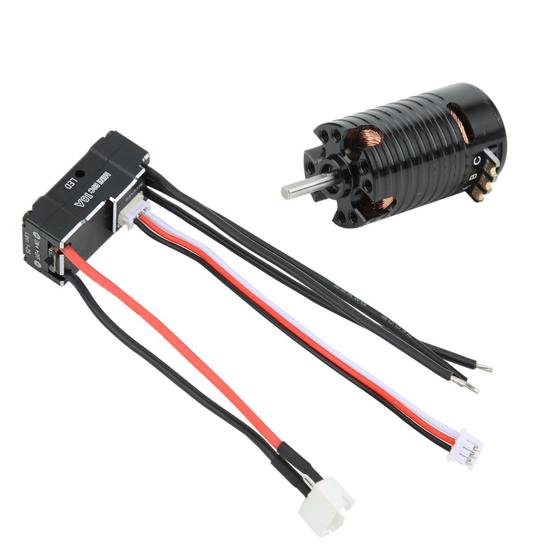 1410 Brushless Motor 18A Black ESC RC Replacement Accessory Spare