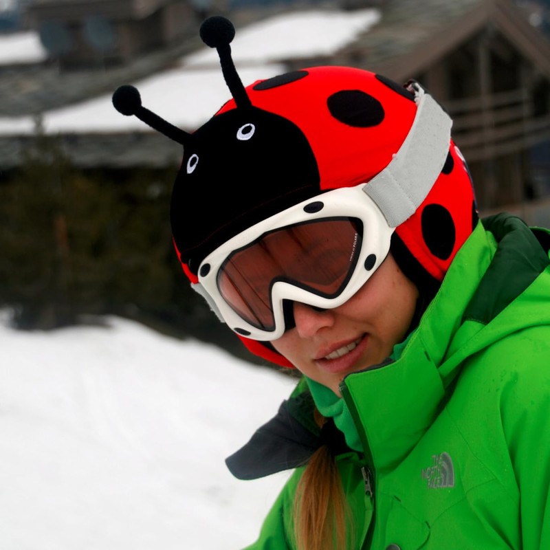 Coolcasc 001 – Helmet Case Ladybird, Universal Size