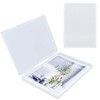 Elezeal A4 Paper Holder Portable File Box Clear Plastic Document