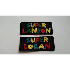 Video Game Name Patch Iron On Patches