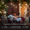 Brightech Ambience Pro Solar Powered Outdoor String Lights - Commercial