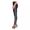 KAPPA Women’s Leggings 222 Banda Anen 311E57W Cotton Black White