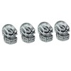 Lunsom Skull Tire Valve Stem Caps Vehicle Wheels Air Valves