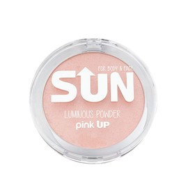 Pink Up - Luminous Powder - Iluminador en polvo compacto para cuerpo y rostro. Textura suave. (ILUMINATE 07)
