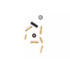 VMS Racing BRASS 50 CALIBER BULLET STUBBY SHORT AMMO ANTENNA