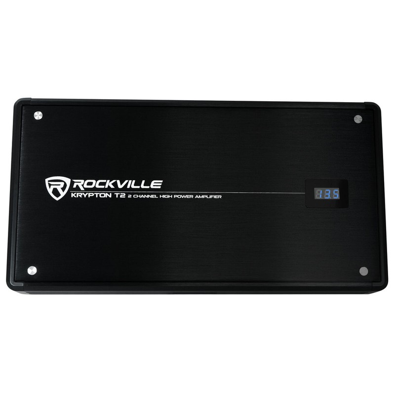 Rockville KRYPTON-T2 2800 Watt Peak/700w RMS 2 Channel Amplifier Car