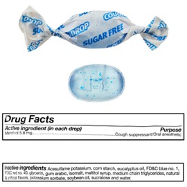 Equate Sugar Free Menthol Cough Drops, 70 Count Pack of 01 70 Total + me Gusta Sticker