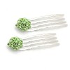 Small Decorative Hair Comb Mini Cluster Rhinestone Crystal Bridal Hair