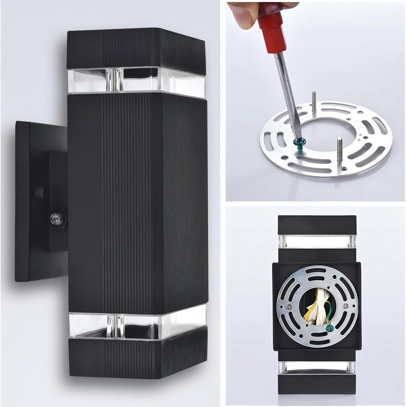 rosykite Motion Sensor Outdoor Wall Lights, Dusk to Dawn Exterior
