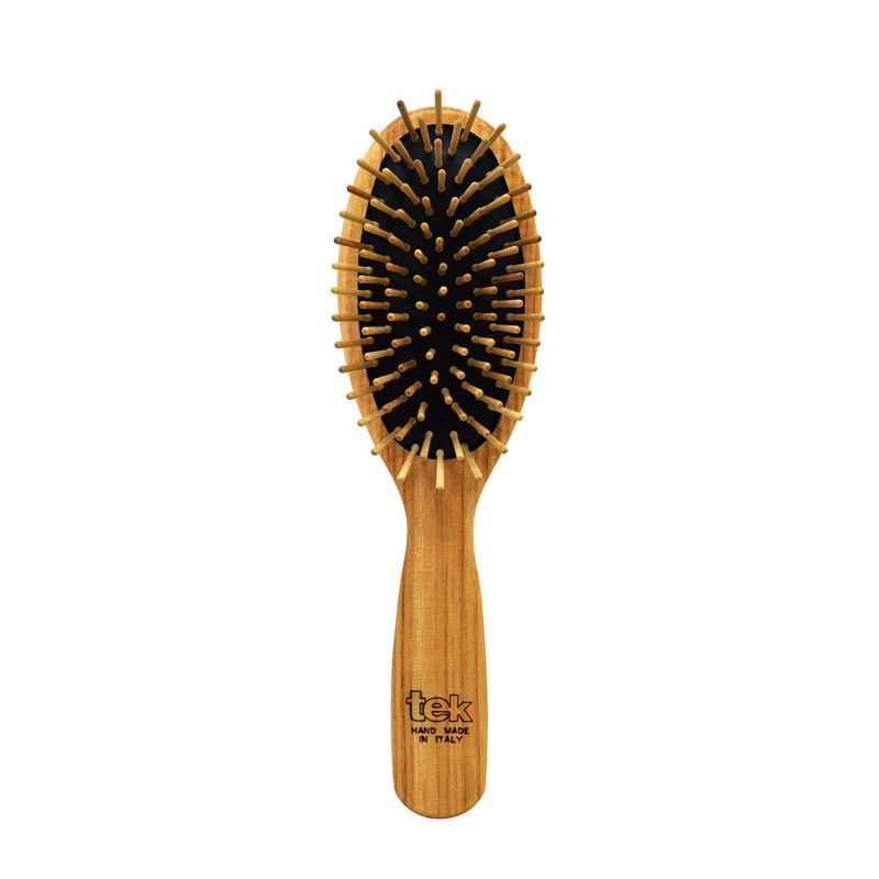 TEK TEKDUAL-OGN Dual Hair Brush (Boar Hair & Wood Pin)