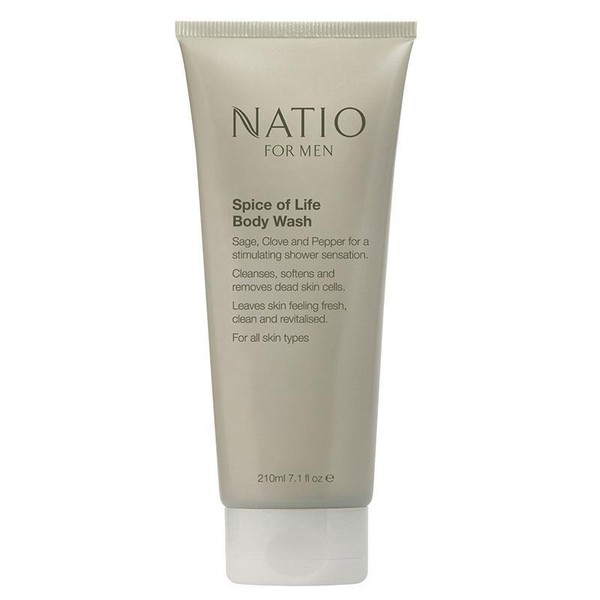 Natio for Men Spice of Life Body Wash 210ml Online Only