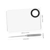 Outanaya 1Set Stainless Steel Makeup Mixing Spatula Multifunctional Pigment Mixing