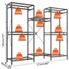 JOISCOPE Wardrobe Organizer - Heavy Duty Clothes Rack with 5