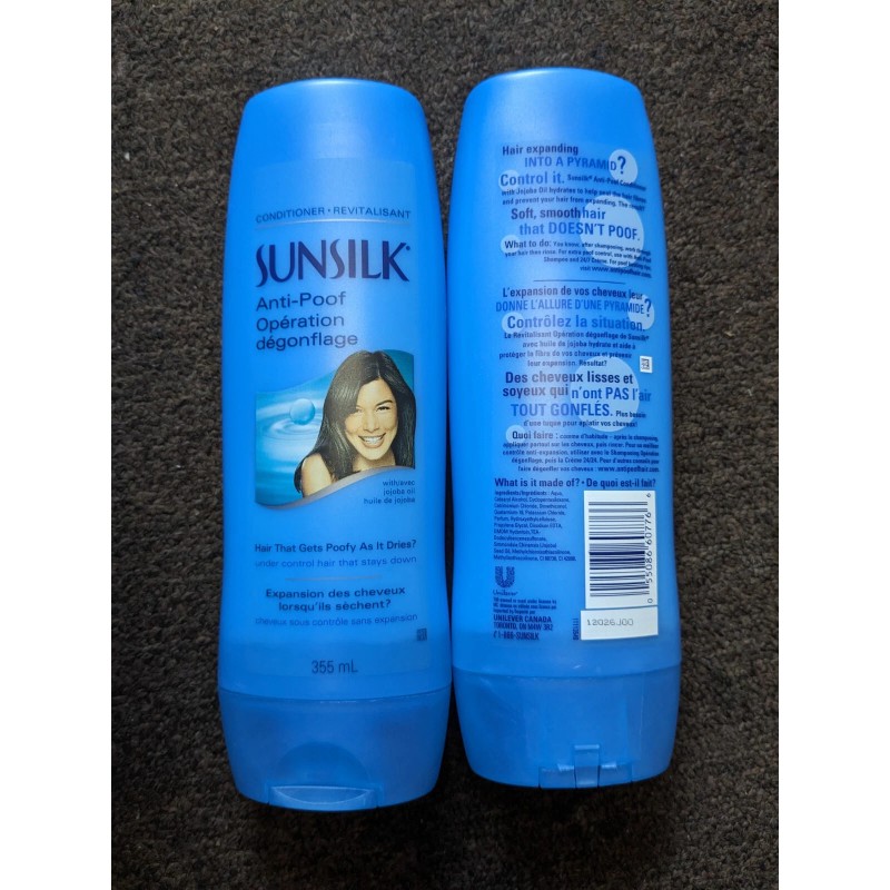 2xSunsilk Anti Poof Conditioner 12 fl oz. DISCONTINUED HTF Hairapy