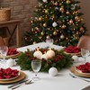 Zhengmy 8 Pcs Mini Ball Round Candle 2'' Christmas Wax