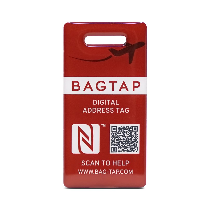 Bagtap - PVC - Digital Luggage and Travel Tag, PVC