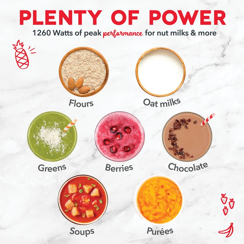 Dash Quest 50 oz Countertop Kitchen Blender, Professional Heavy Duty