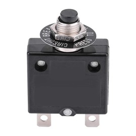 Thermal Circuit Breaker, Automatic Circuit Breaker, Thermal Circuit Breaker with Reset Button, 5-30 A AC 125-250 V (5 A)