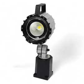 Electrix 8700 Machine Tool LED Light, 4-3/4" Arm Length, 2800 Lumens, 20W, Silver Color, Material of Construction: Steel, Articulating Arm Task Light