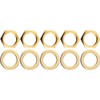 DIAO79NI 5Pcs American 3/8" Fine Knurled Guitar Toggle Switch Nut