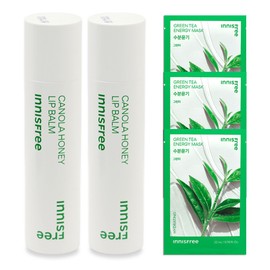 Innisfree Rape Honey Lip Balm 2pcs+ / 이니스프리 유채꿀 립밤 2개+