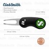 ClubSmith® Aluminum Golf Divot Repair Tool with Magnetic Ball Marker,
