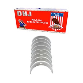 DNJ MB197.10 Main Bearings Set Oversize .010 in. (.25mm) For 14-16 Hyundai Azera,Genesis,Santa Fe,Santa Fe XL 3342cc,3778cc 231cid V6 3.3L,3.8L DOHC 24V