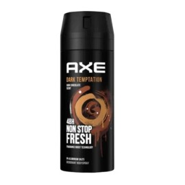 Axe Spray Dark Temptation Men Deodorant Body Spray Fresh 150ml (5 oz) x 6 Pack