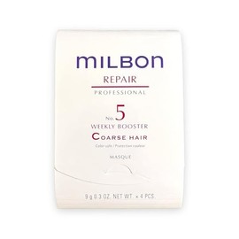 Milbon Repair No. 5 Weekly Booster - For Coarse Hair 4 x 0.3 Fl. Oz.